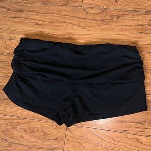 Women's Black Micro Shorts